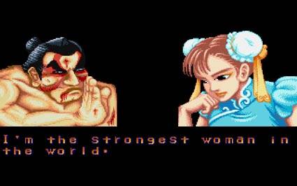 The immortal Chun-Li of Streetfighter II fame