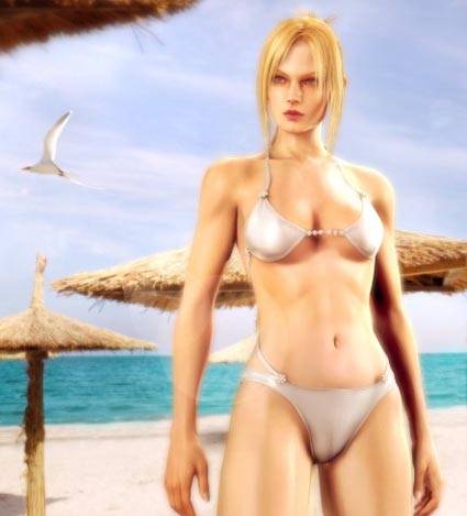 The drop-dead gorgeous Nina Williams of the Tekken series and Death by Degrees