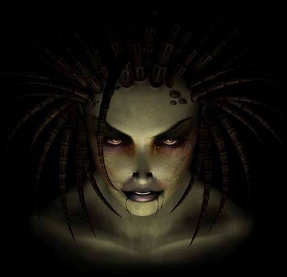 The unforgettable Sarah Kerrigan of StarCraft and StarCraft: Brood War.