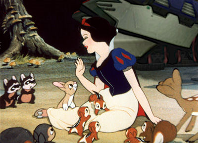Stock footage from Disney's Snow White and the Seven Dwarfs